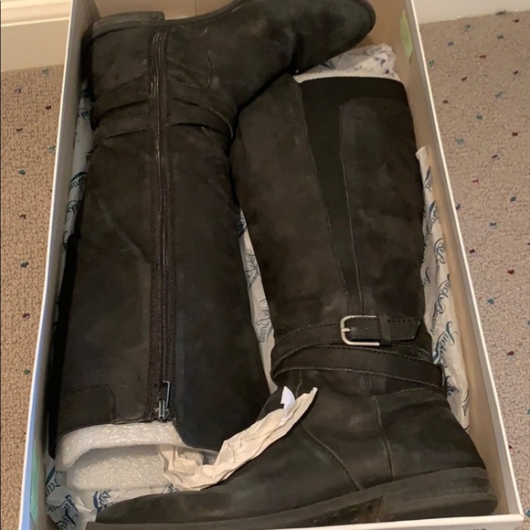 Lucky Brand LK-Ostrand black Gangnam riding boot - Picture 7 of 12